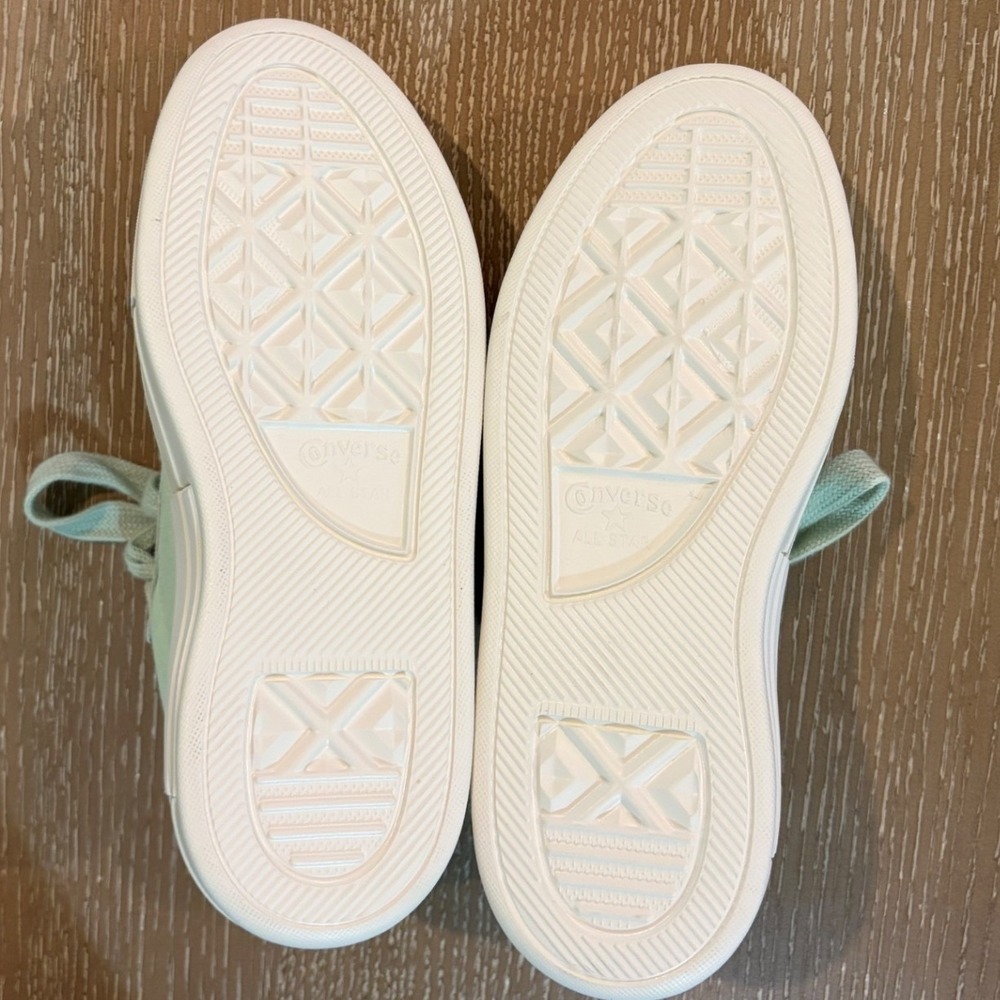 Converse All Star Move Platform Low Top Sneakers Mint Green Canvas Women's 8 - Picture 6 of 8